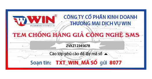 Tem chống hàng giả công nghệ SMS