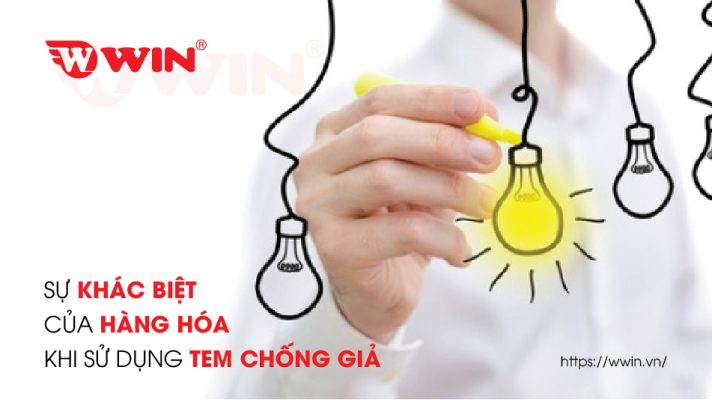 Sự khác biệt của hàng hóa khi sử dụng tem chống giả