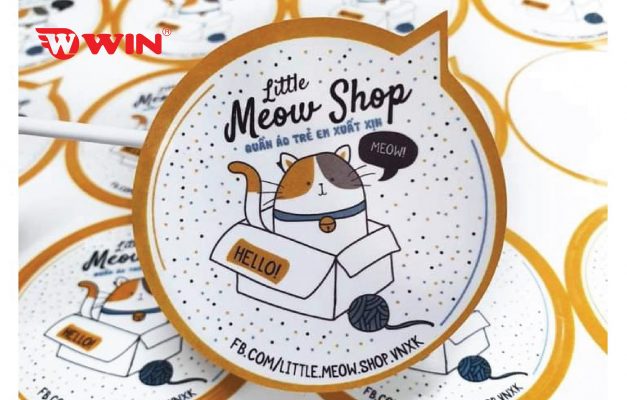 nhãn giấy sticker
