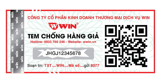 Tem chống hàng giả công nghệ nhiệt kết hợp công nghệ nước và chỉ Hologram