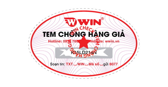 Tem chống hàng giả công nghệ (sau khi chiếu tia UV)