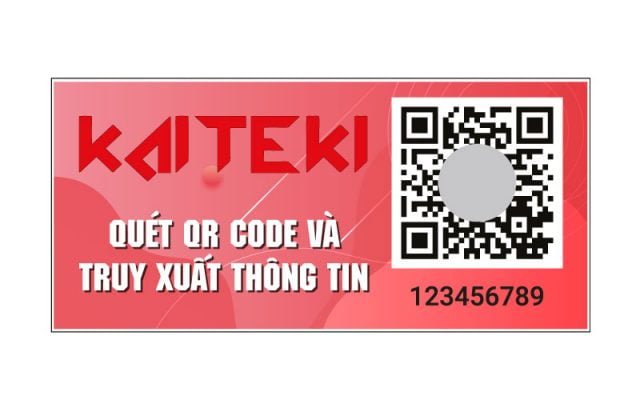 Tem chống hàng giả QR code Kaiteki Fishing Store