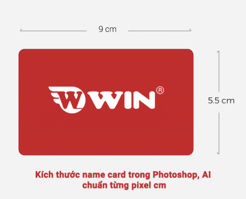 Kích thước name card trong Photoshop, AI chuẩn từng pixel cm