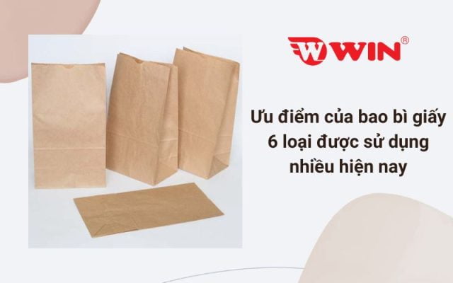 Ưu điểm của bao bì giấy 6 loại được sử dụng nhiều hiện nay