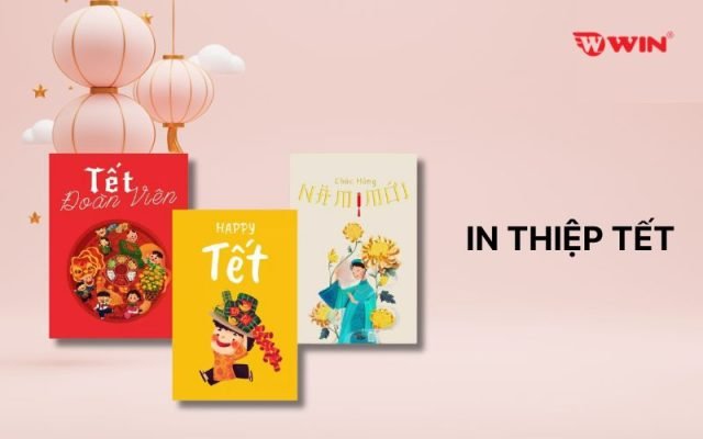 Kích thước in thiệp Tết và Tham khảo các mẫu thiệp Tết đẹp