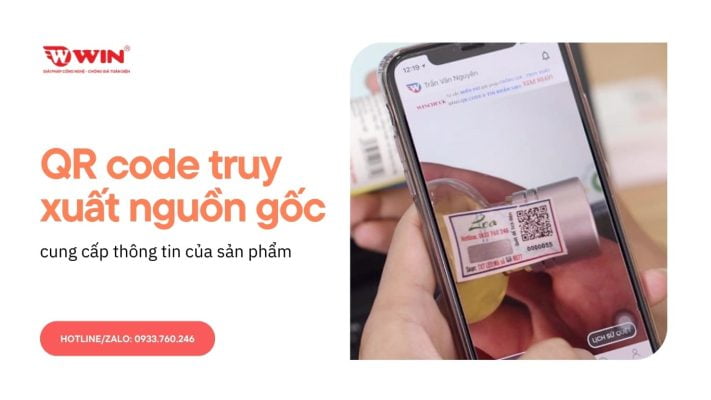 QR code truy xuất nguồn gốc cung cấp thông tin của sản phẩm
